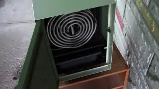 Vintage Canadian 1957 Inglis Dehumidifier startup and operation