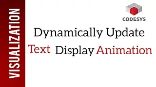 CODESYS Visualization Tutorials | Text Display Animation | 