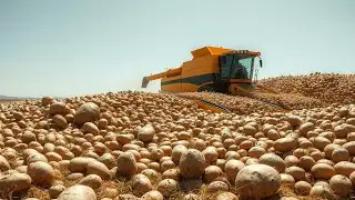 Así es como ESTADOS UNIDOS logra cultivar 24,7 millones de toneladas de PAPAS cada año. #potato