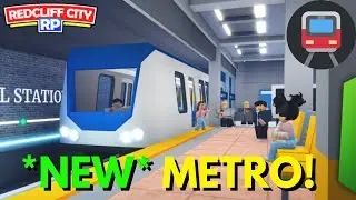 🚇*NEW* METRO + AGENCY SECRET!! Redcliff City 🏡RP (Roblox)
