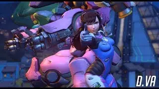 OVERWATCH Gameplay... dva and mercy