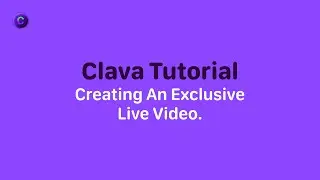 Creating An Exclusive Live Video For Your Fans!