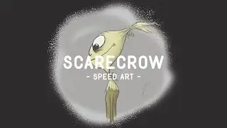 Scarecrow Speed Art (New Photoshop Brushes) | Adobe Photoshop // Speed Art