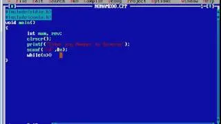 Reverse of Number in C