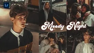 How To Edit Moody Night Photo | Cinematic Night Lightroom preset free download
