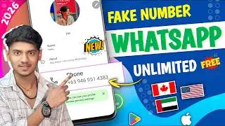 🇨🇦 GET FREE VIRTUAL NUMBER for WhatsApp | Free Virtual WhatsApp Number | fake whatsapp number