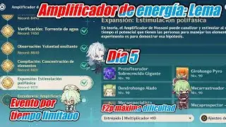 [F2P Guía]Genshin Impact eventos [ Amplificador de energía: Lema] dia 5
