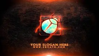 Fire Logo Reveal-After Effects Template-