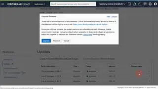 Upgrade to Database 19c on DBCS (VM and Bare Metal DB Systems) in Oracle Cloud Infrastructure