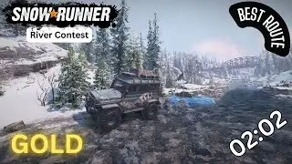 SnowRunner | River Contest | Best Route | GOLD