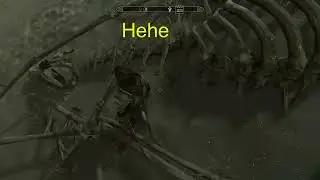 I am a ghost, I can walk through bones