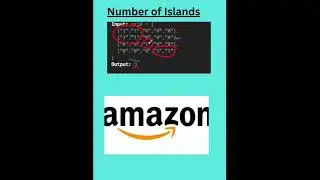 Number of Islands shorts in 50 sec #leetcode #coding #dsa  #faang