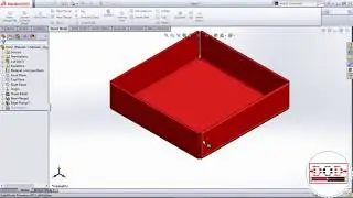 Closed corner, Weld Corner , Corner Trim Tutorial in solid works sheet metal