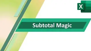 Subtotal Formula to create a never changing changing serial number in excel
