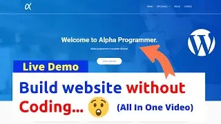 How to Build Website without Coding | Live Demo for create website without coding | NoCode