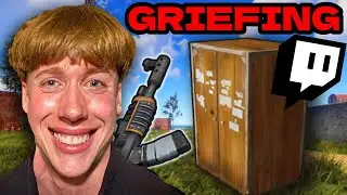 Griefing Streamers In RUST! - trolling highlights