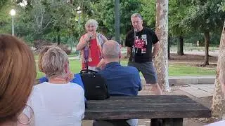 "Bard Talk" before Rome and Juliet performance at the Houston Shakespeare Festival at Miller
