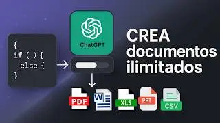 How to Create Unlimited Documents with ChatGPT (PDF, Word, Excel, and PowerPoint) for FREE withou...