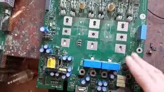 Interesting repair of frequency converter LENZE 15KW