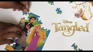 Disney TANGLED Puzzle! Rapunzel and Flynn Rider | Show #132
