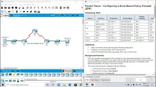 Packet Tracer: Configuración de un ZPF