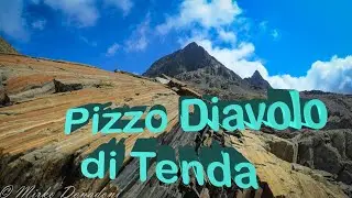 Pizzo Diavolo di Tenda, la prima volta anche per noi!!  riprese a 360' per tutta la salita del Diaol