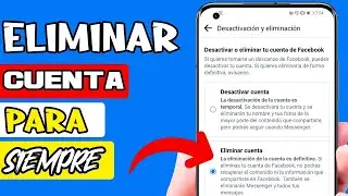 COMO ELIMINAR TU CUENTA FACEBOOK PARA SIEMPRE EN 2024 ✅️
