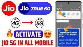 Jio 5G Kaise Activate Kare 2024🔥| How to Activate Jio 5g Unlimited Data😍 (500% Working)