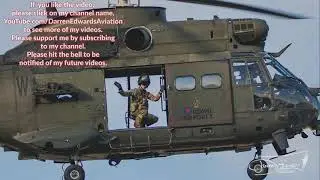 Stunning Low Fly Past of a RAF Puma HC2 Helicopter from RAF Benson
