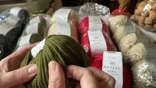 NEW! GAZZAL MERINO BOUCLE, AURA, SISLEY, NATURE MERINOS YARN! REVIEW! TESTING! SAMPLES!