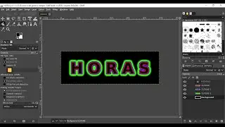 How to Outline Text in GIMP