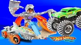 Hot Wheels Cars toy tracks, nitrobot