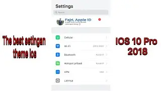 CARA TULIS NAMA DAN PASANG FOTO DI SETELAN THEME IOS