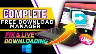 Free Download Manager Chrome Not Working | Extension Complete Fix | Live Download