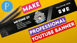 Make Professional banner for Youtube Channel | Youtubr banner kiase banaye