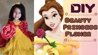 #EasypaperflowerDIY #DisneyBeautyprincess #flower#making #DIY#flowerIdea