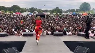 Wendy Shay’s Electrifying performance at Ghana Party in the park in London🇬🇧