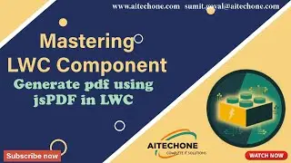 Salesforce LWC Tutorial Case Study 4: Generate PDF Using jsPDF in Salesforce Lightning Web Component