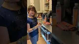 making a beverage from 2 beverages