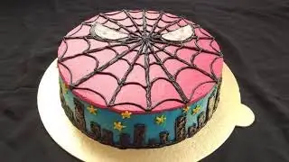Spiderman cake decoration/কোন প্রকার নজেল ছাড়াই স্পাইডারম্যান কেক ডেকোরেশন
