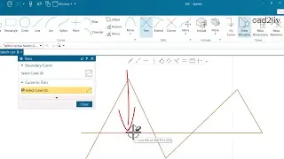 Trim| How to use Trim in NX| NX CAD| cad2liv