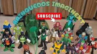 IMAGINEXT DC SUPER FRIENDS – BATMAN, JOKER, GREEN LANTERNA & More Heroes Collection! #toys #DCCOMICS