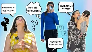 Q&A | Did I manifest my daughter | WeightLoss | Postpartum depression | ArpithaAbhishek
