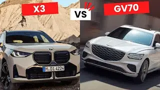 2026 Genesis GV70 VS 2025 BMW X3 Detailed Comparison