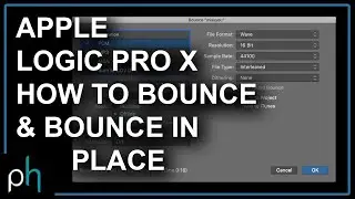 HOW TO BOUNCE IN PLACE & MIDI TO AUDIO TRACK | APPLE LOGIC PRO X | NO TALK | Pettinhouse.com