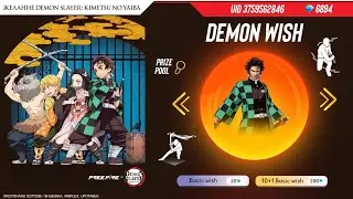 Wish Event Confirm 🇮🇳🇧🇩 | Gift Of Light Event | Demon Slayer Event Review | Free Fire New Event