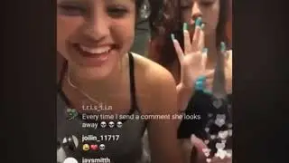 Malu trevejo and Bhad bhabie/Danielle bregoli ig live twerking and lap dance reupload 