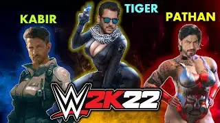 Kabir vs Pathan vs Tiger WWE 2K22 Funny Gameplay YRF Spy Universe Who is the Best? Part - 1