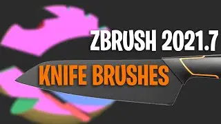 Zbrush Knife Brush | Knife Curve and Knife Lasso