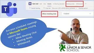 MISSING Allow Meeting Chat in Microsoft Teams  [SOLVED]